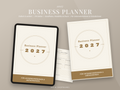 Business Planner 2027 – digital, datiert & verlinkt (PDF für GoodNotes, Notability & Druck)